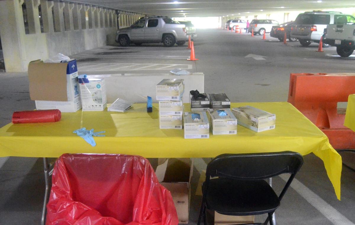 7/10/20 Covid-19 Testing Site, McCutcheon Garage