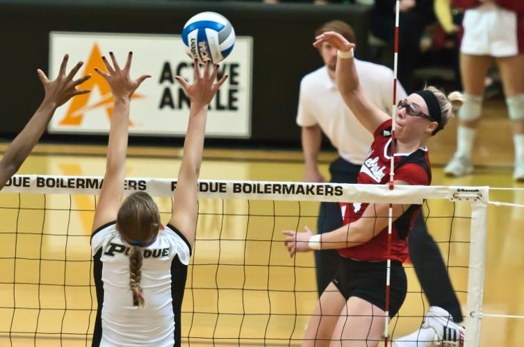 Purdue Women's volleyball beats Nebraska Volleyball