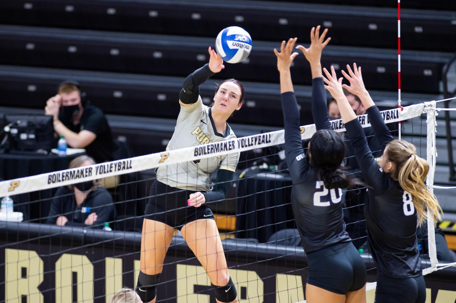 Purdue Volleyball After sluggish start, Purdue raises the bar
