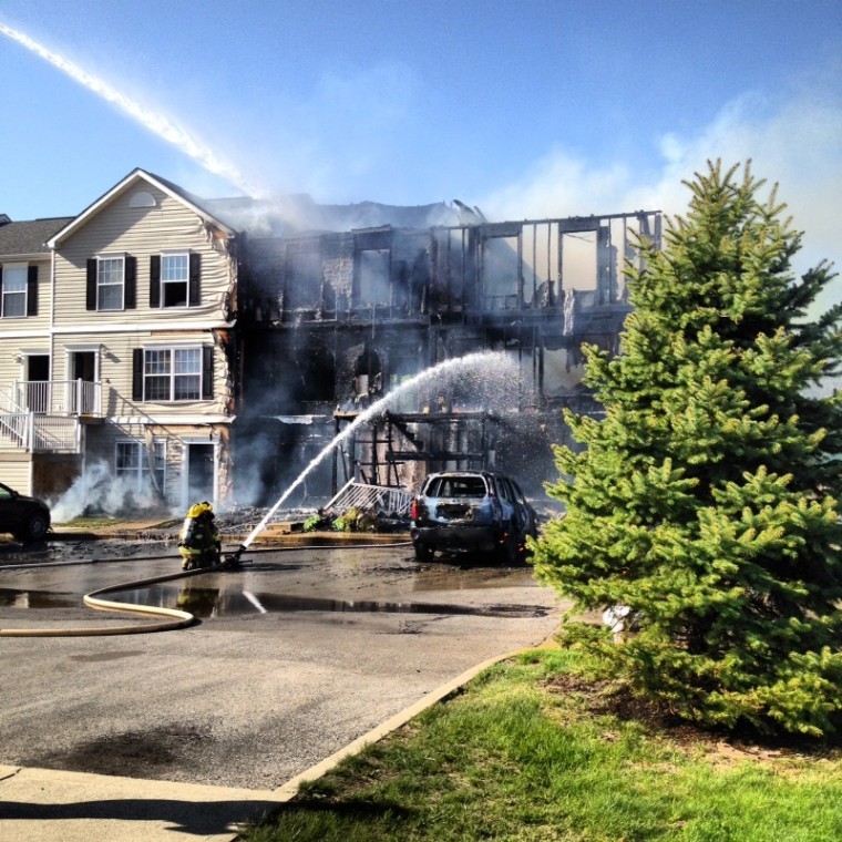Fire destroys multiple units at Copper Beech Townhomes City