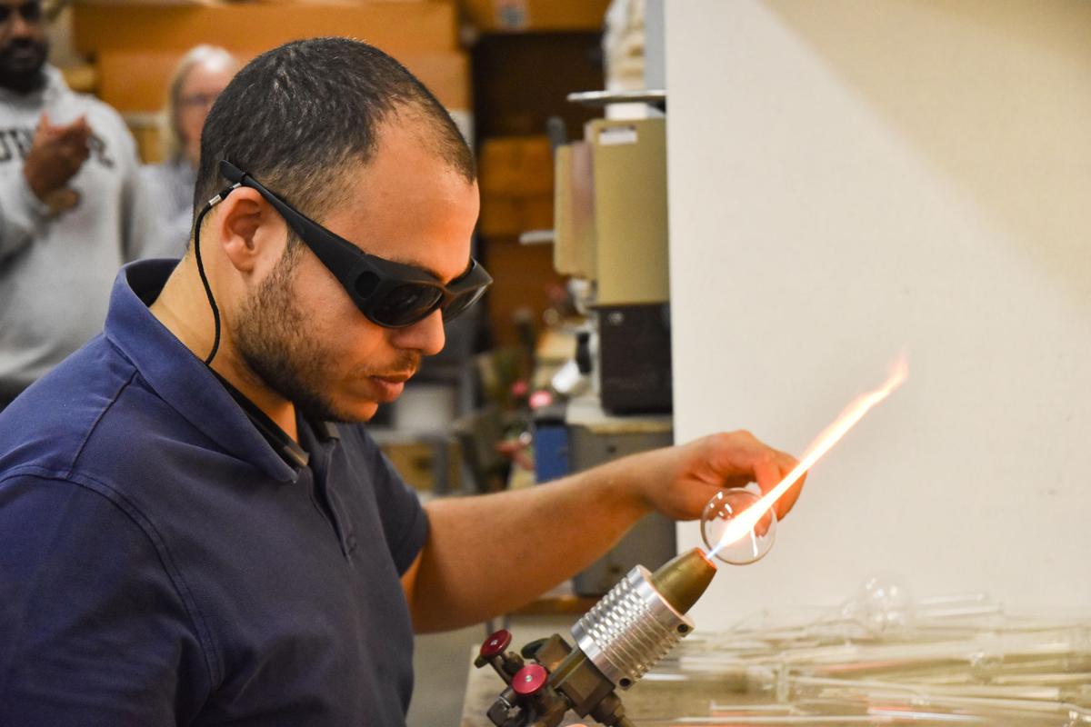 10/22/19 Glass Blowing, Wetherill Lab of Chemistry Campus