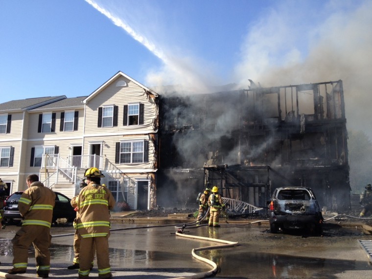 Fire destroys multiple units at Copper Beech Townhomes City