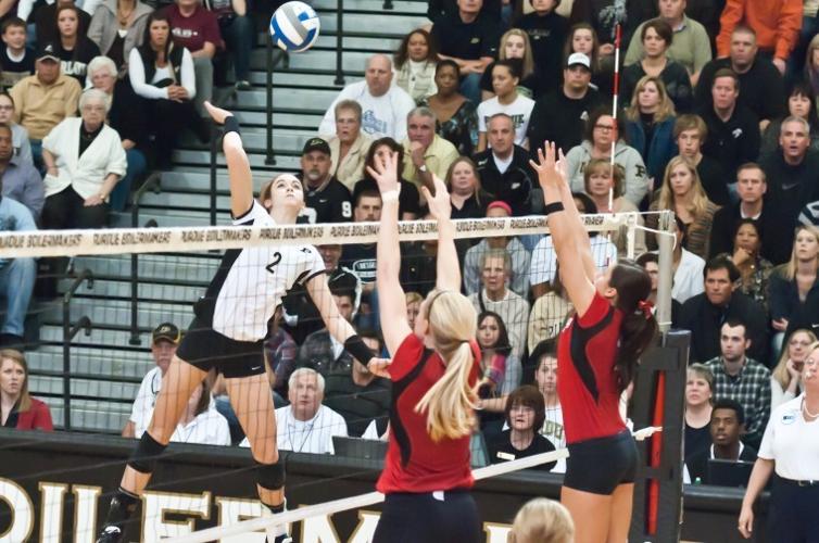Purdue Women's volleyball beats Nebraska Volleyball