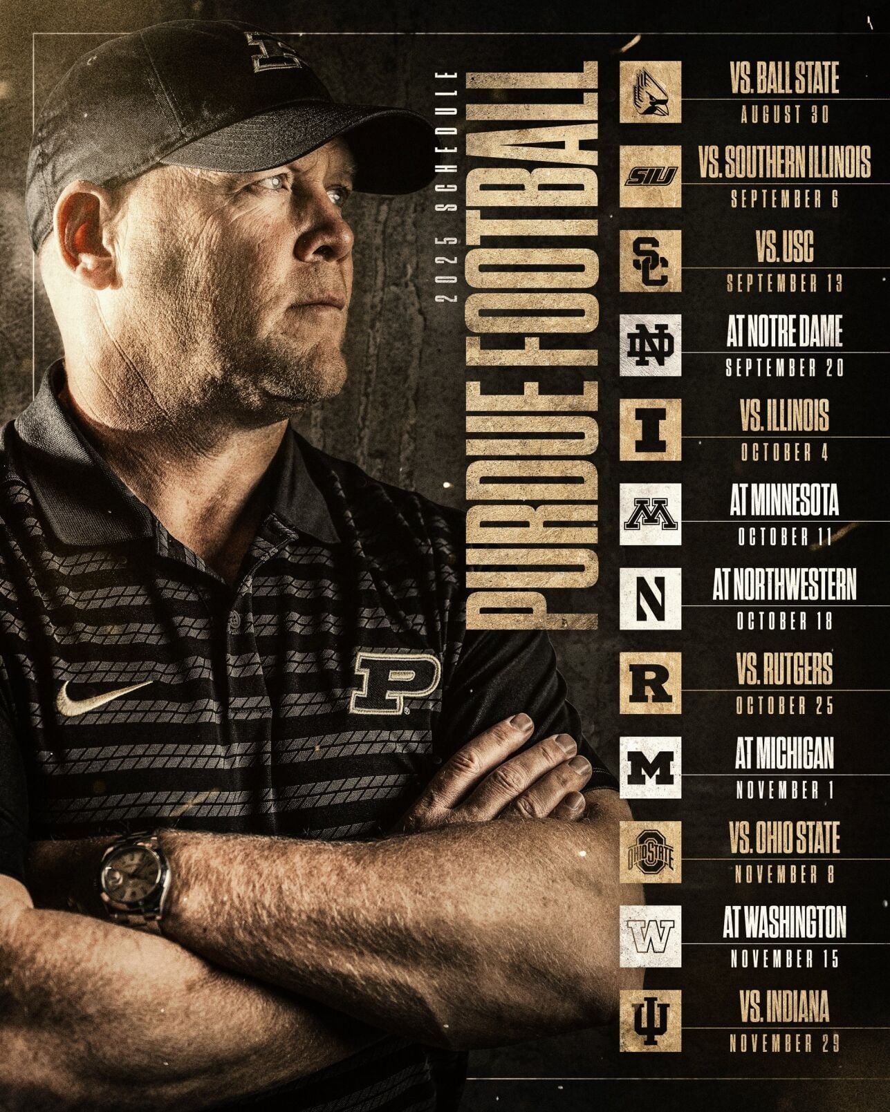 Purdue Football 2025 Schedule Announced On Big Ten Network Football 