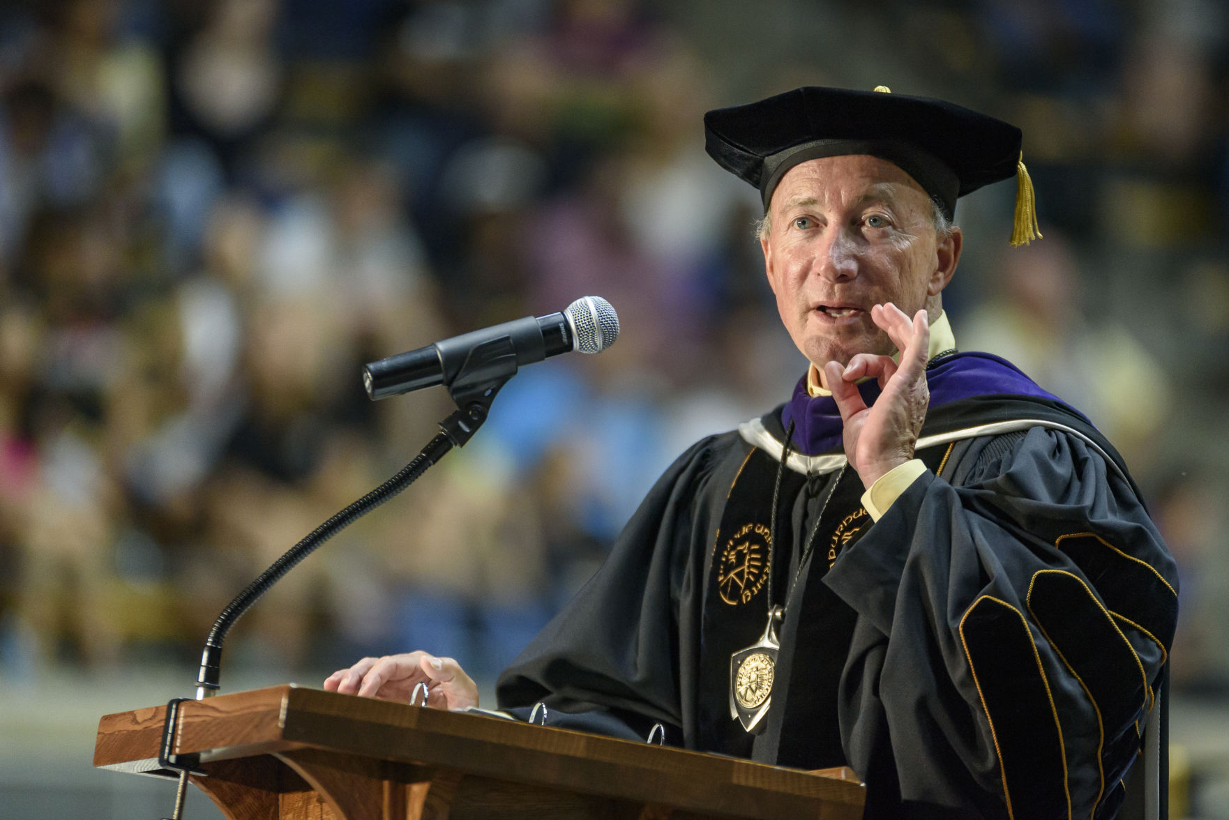 Purdue President Takes Pride In Writing His Own Speeches | Campus ...