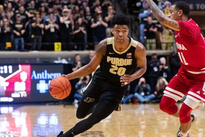 Purdue Men S Basketball Boilers Rout No 25 Hoosiers 70 55