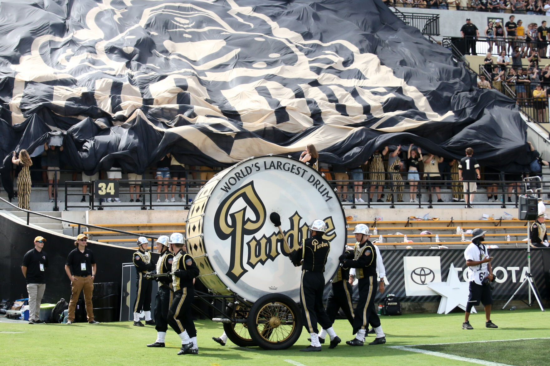 Purdue big bass drum hotsell