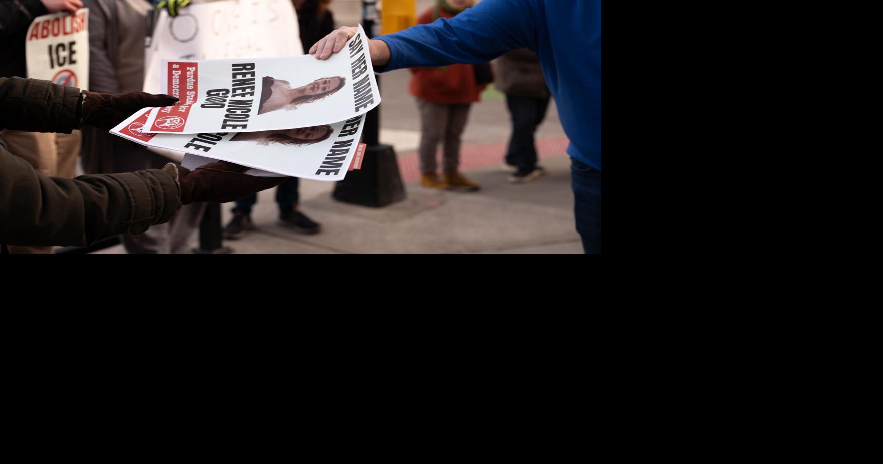 Students, community protest ICE in wake of Minneapolis shooting
