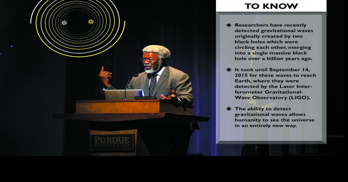 Physics professor summarizes gravitational waves | Features ...