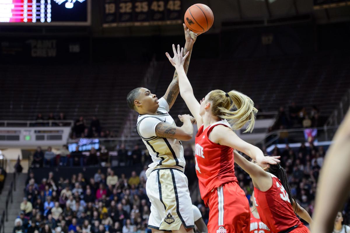 Purdue Women S Basketball Buckeyes Dominate Senior Day Showing