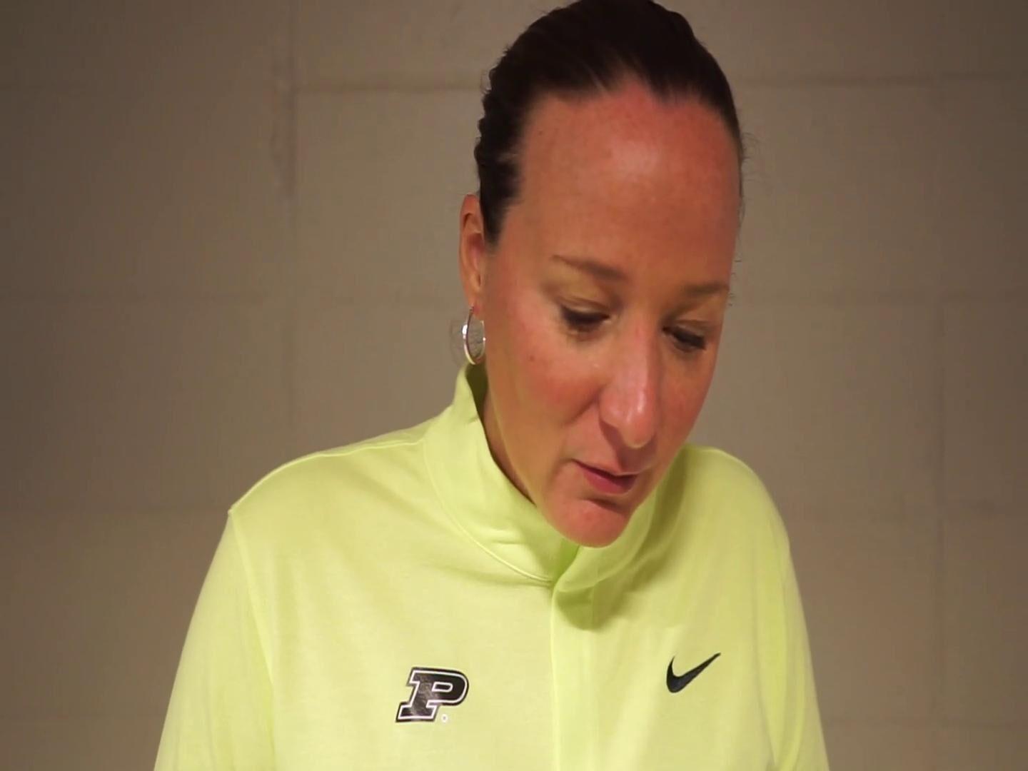11/25/21 West Virginia Postgame, Coach Katie Gearlds | Basketball |  purdueexponent.org