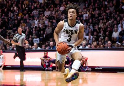 Purdue Men S Basketball Boilers Dominate Robert Morris In 84 46