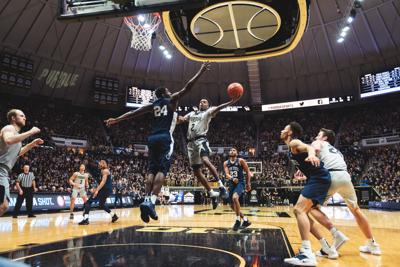 Purdue Men S Basketball Sloppy Boilers Hold Off Scrappy Penn