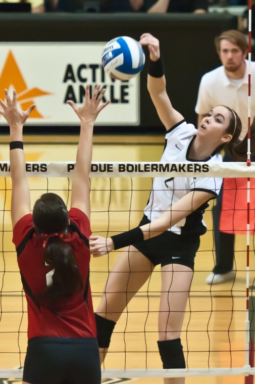 Purdue Women's volleyball beats Nebraska Volleyball
