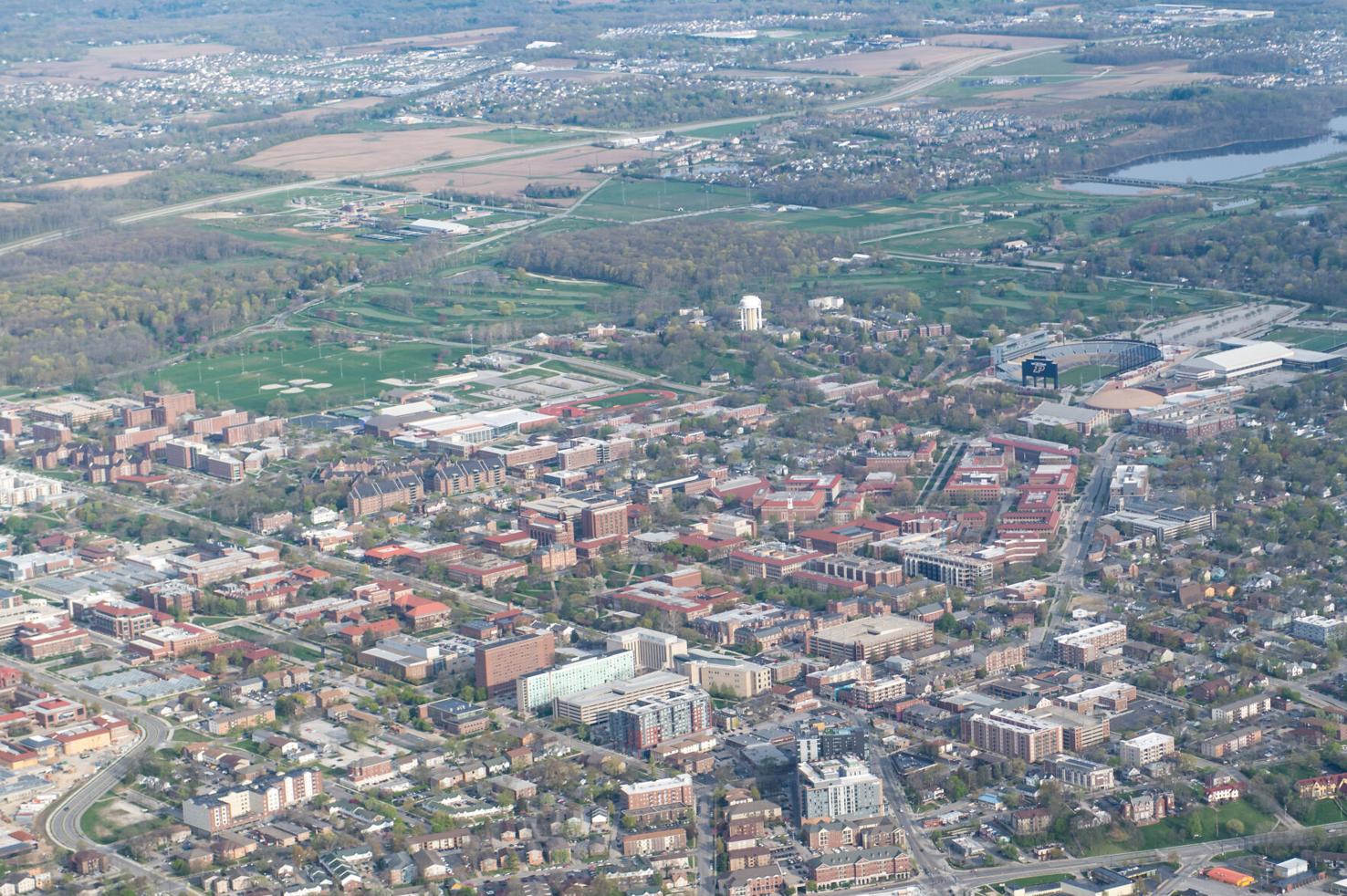 4/18/21 Purdue from Above, Chauncey and Purdue Campus