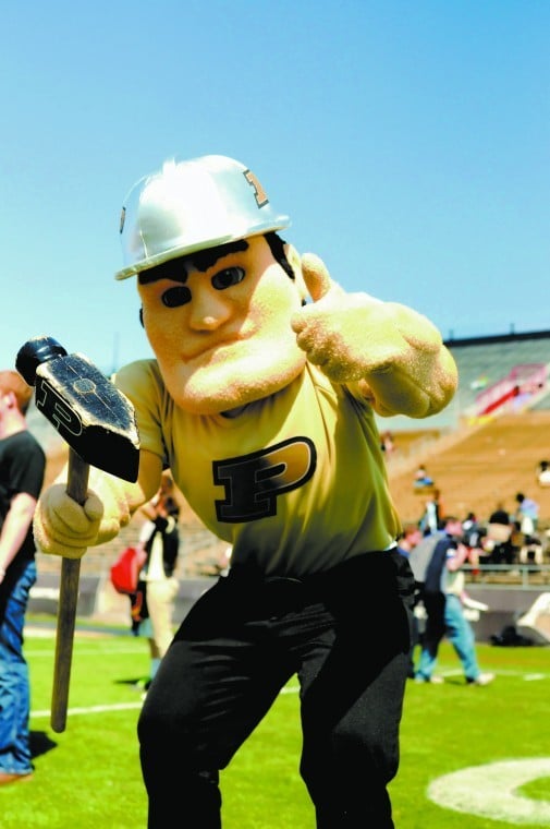 New Purdue Pete takes the field Sports