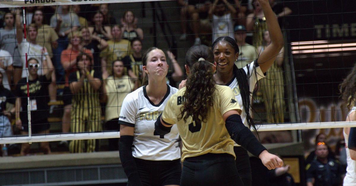 Tilly Hutton Purdue volleyball brings back winning streak against USC | Volleyball ...