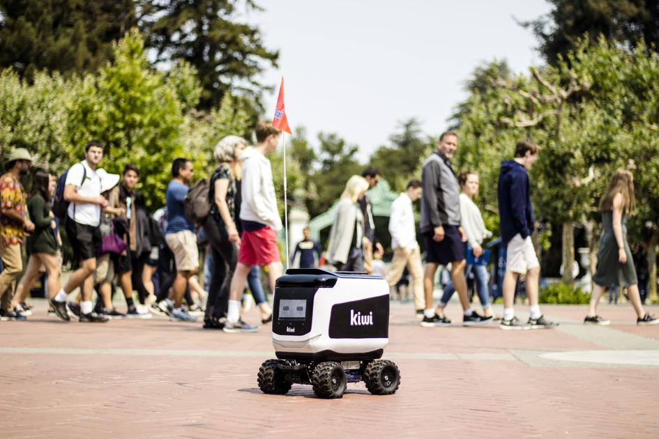 Fooddelivery robot spotted on campus Campus