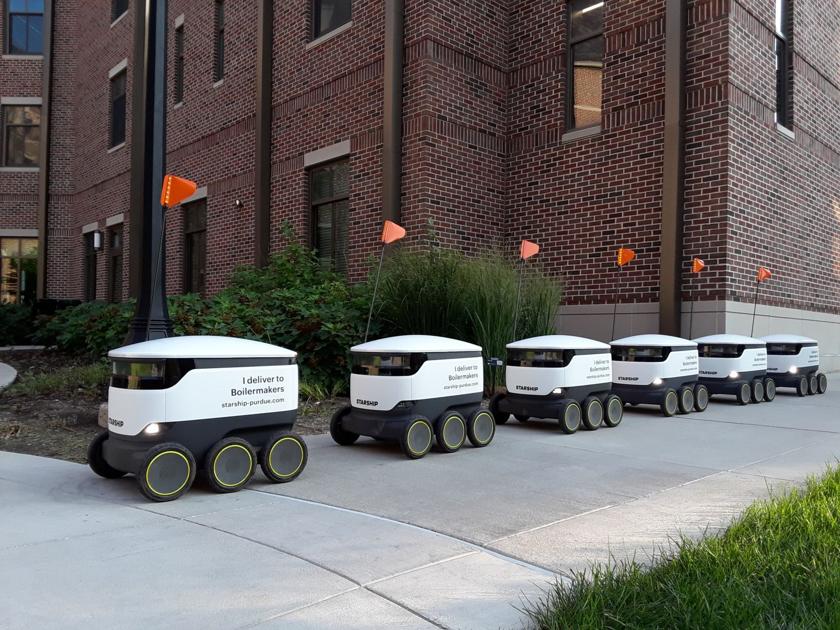 Fooddelivery robots struggle to navigate campus Campus