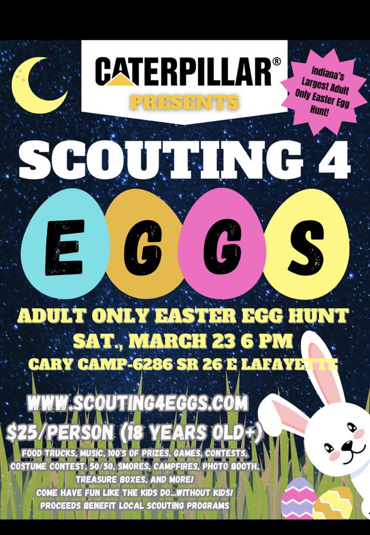 Adults hunt Easter eggs for Boy Scouts City & State