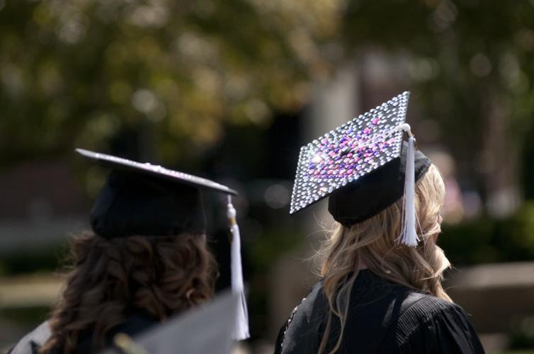 Purdue Graduation caps Campus