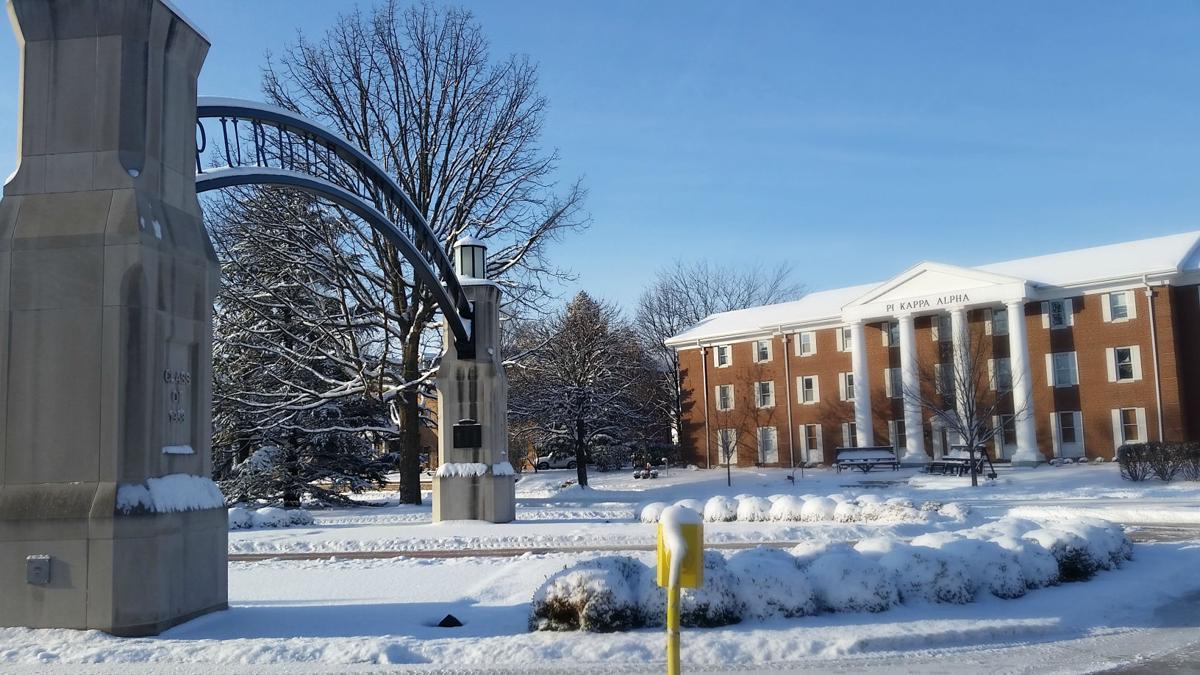 Resultado de imagem para While visiting the campus of Purdue University on a frigid winter day,