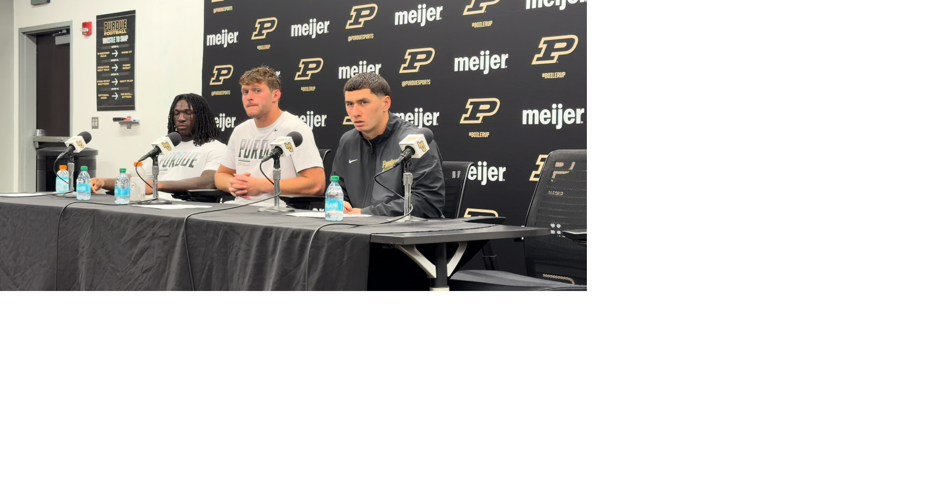 9/12/26 Wake Forest, Players respond to press after loss