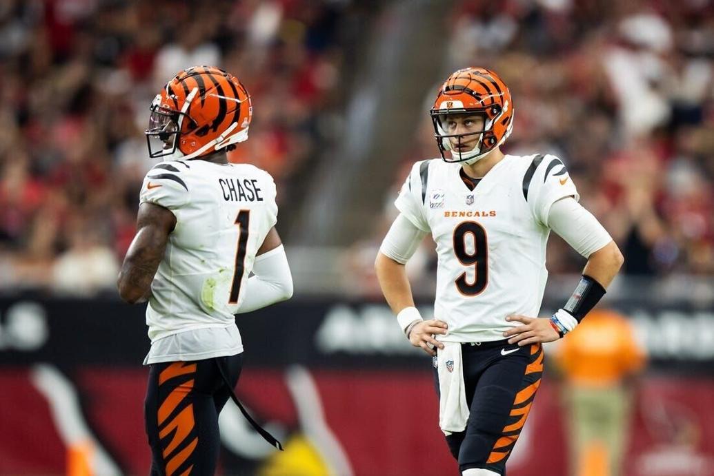 Bengals' Joe Burrow, Ja'Marr Chase feature new looks National