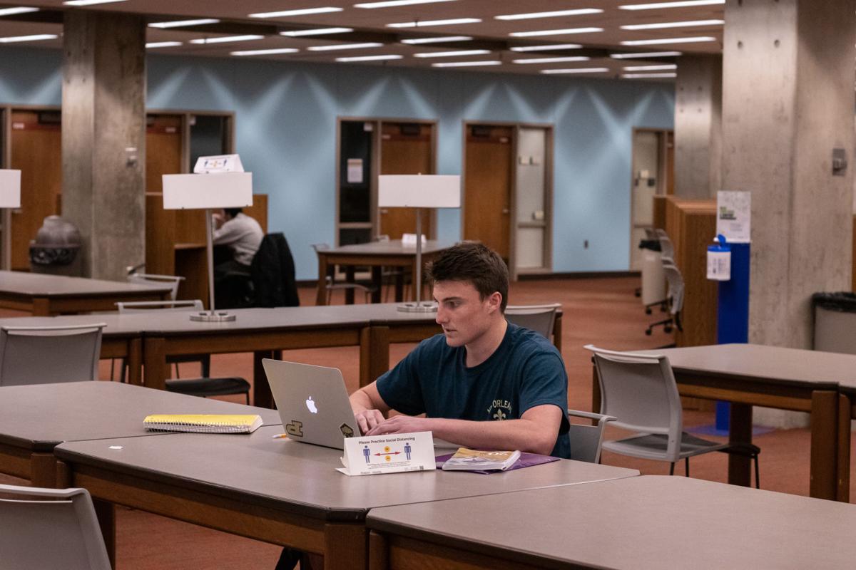 Hicks Library stands mostly empty Campus
