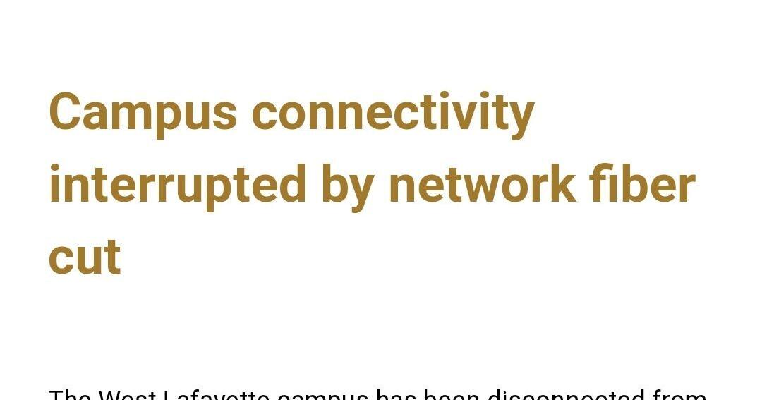 WL campus experiencing network failure - Vimarsana News