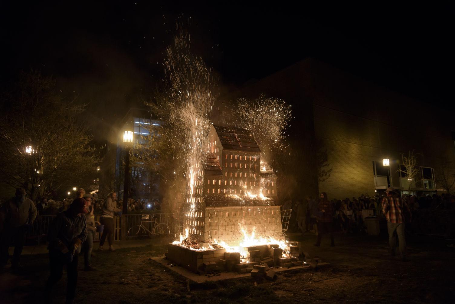 4/16/16 Nina Hole Fire Sculpture Unveiling Features