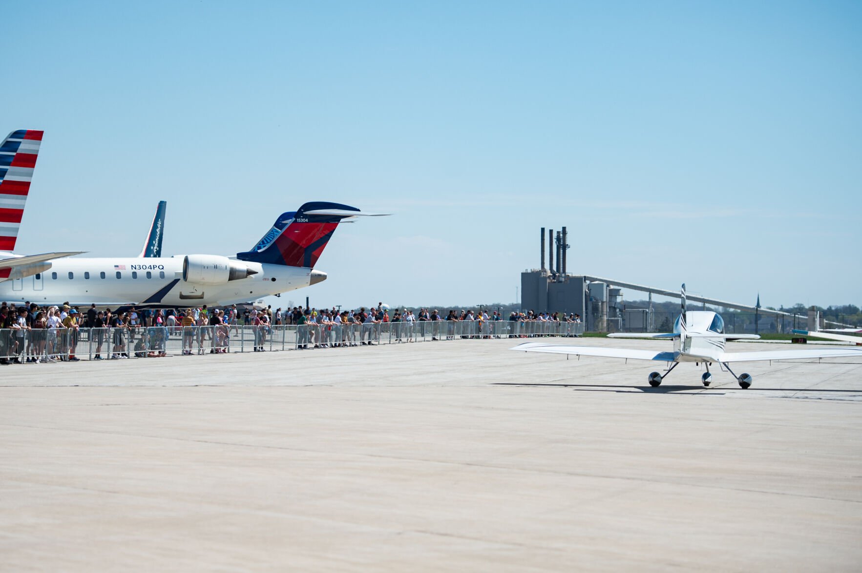 Purdue Aviation Day brings aircraft to Purdue Airport, People watch