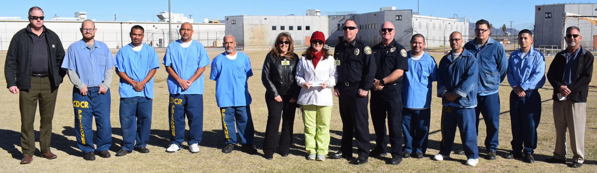 CVSP inmates donate over 3.3K to Blythe PAL, BCRC