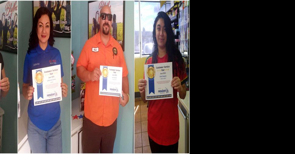 Blythe Spotlight Five locals presented with hometown Customer Service