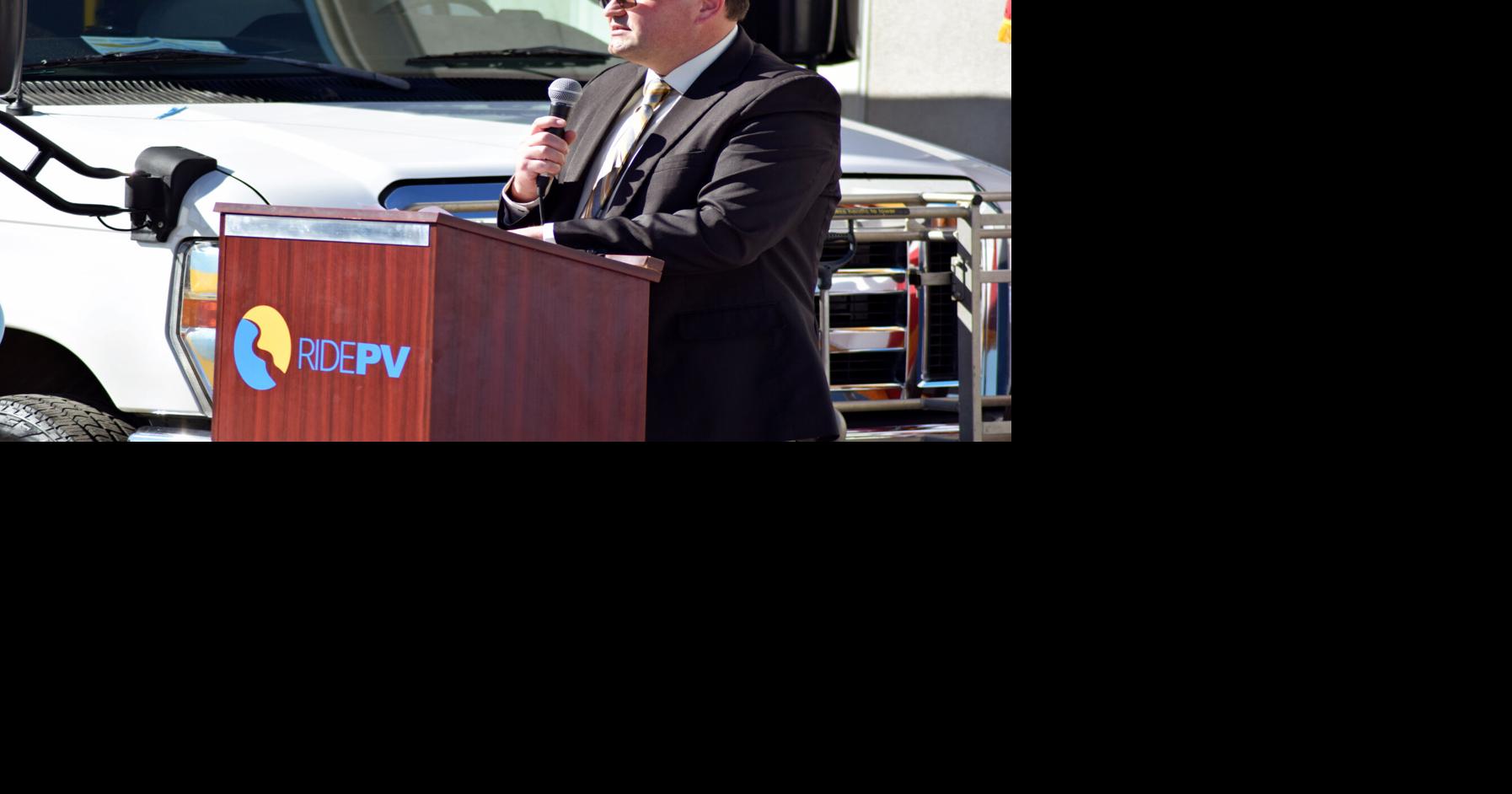 All aboard, RidePV! Transit authority hosts rebranding ribbon cutting ...