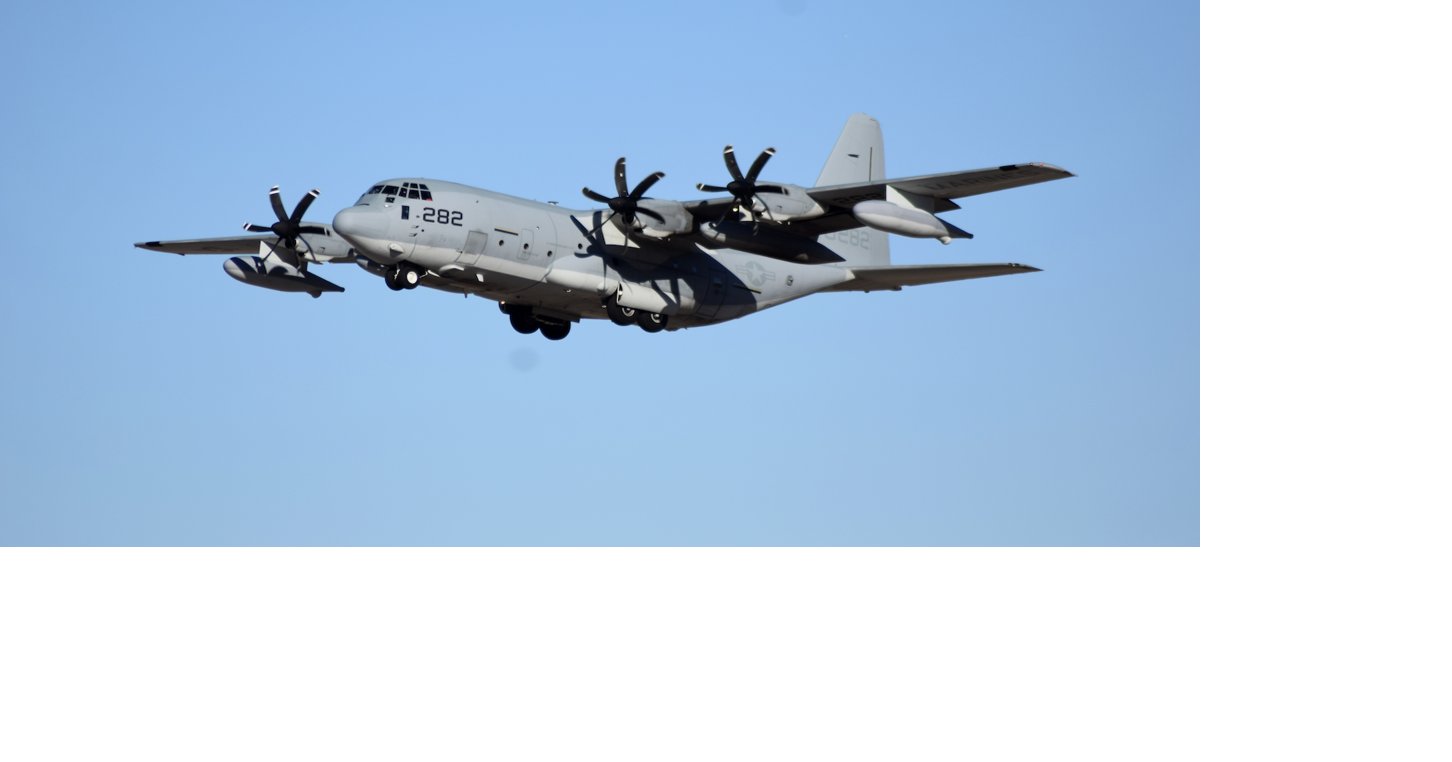 Faces & Places: U.S. Marine Corps C-130 touchdowns at Blythe Airport