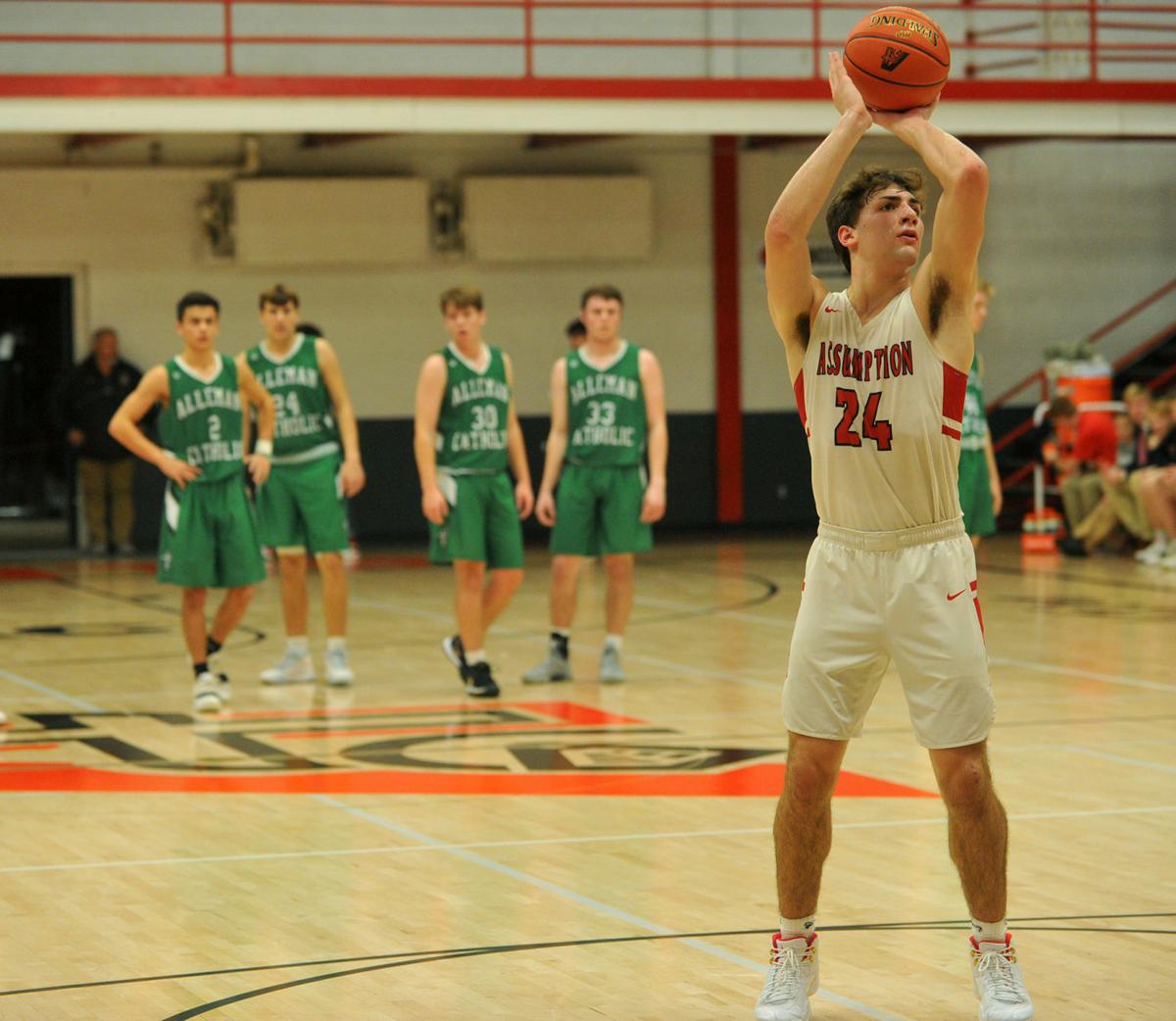 Photos Alleman vs Assumption Boys Basketball