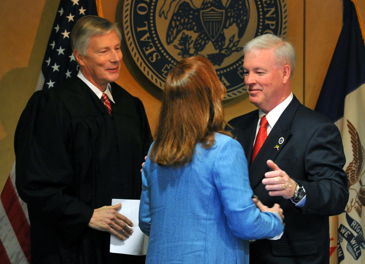 Swearing-in ceremony for the new Davenport City Council and mayor.