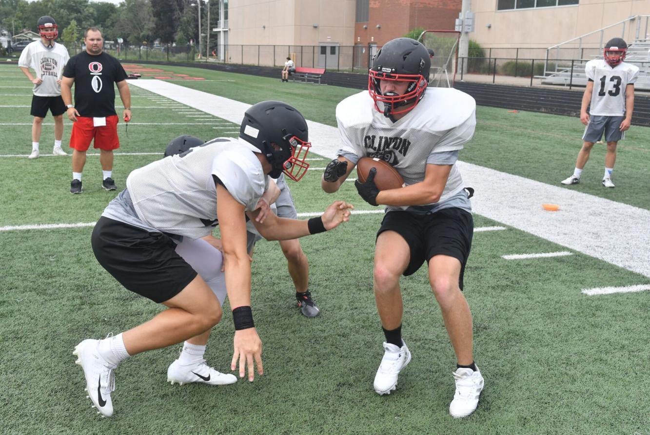 PHOTOS Clinton football practice Highschool