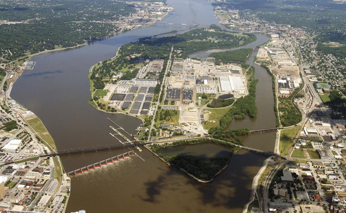 Rock Island Arsenal Aerial