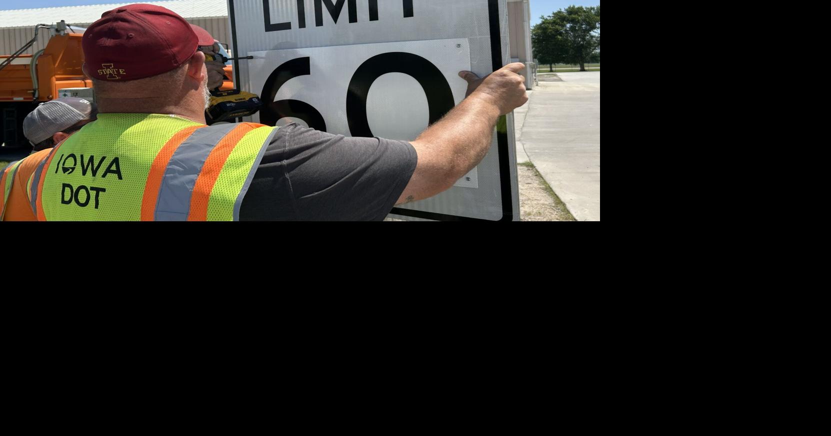 Default speed limit to increase on many Iowa rural roads July 1