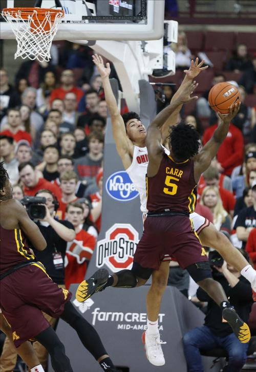 Carr S Late 3 Pointer Powers Minnesota Past Ohio State 62 59