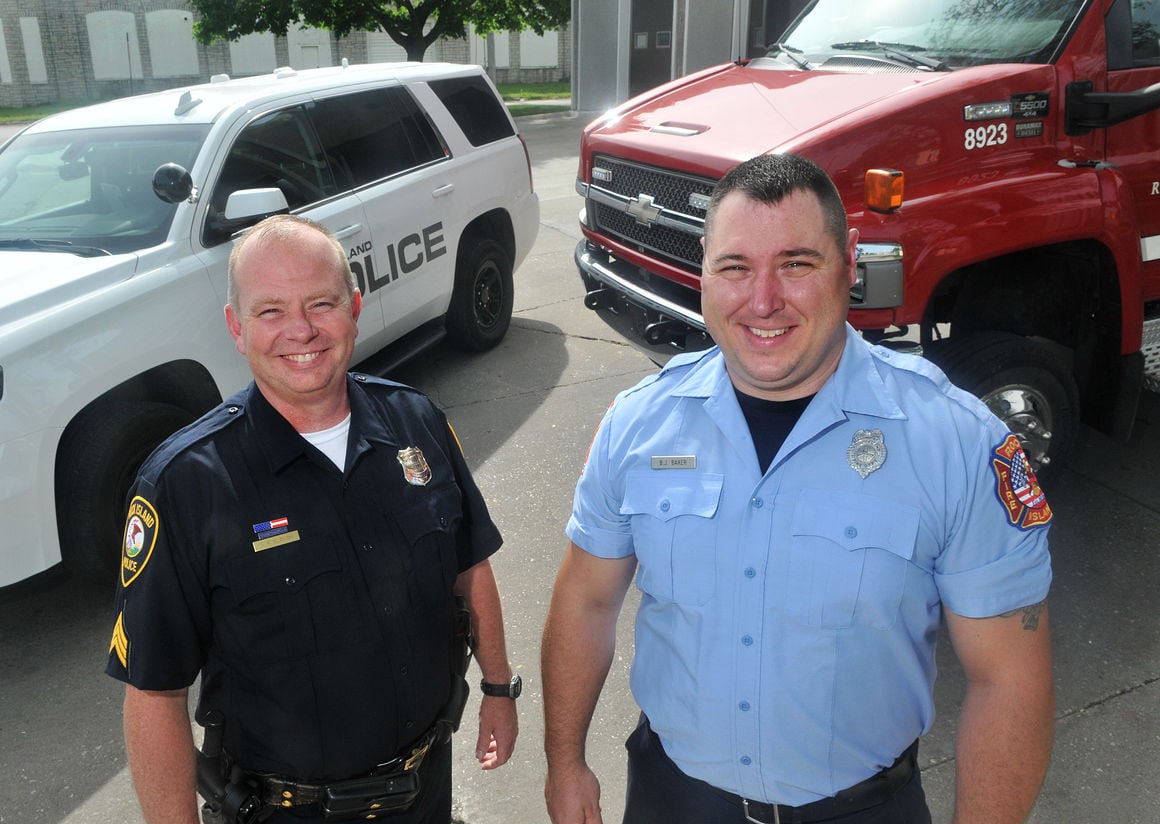 Police Officer and Fireman