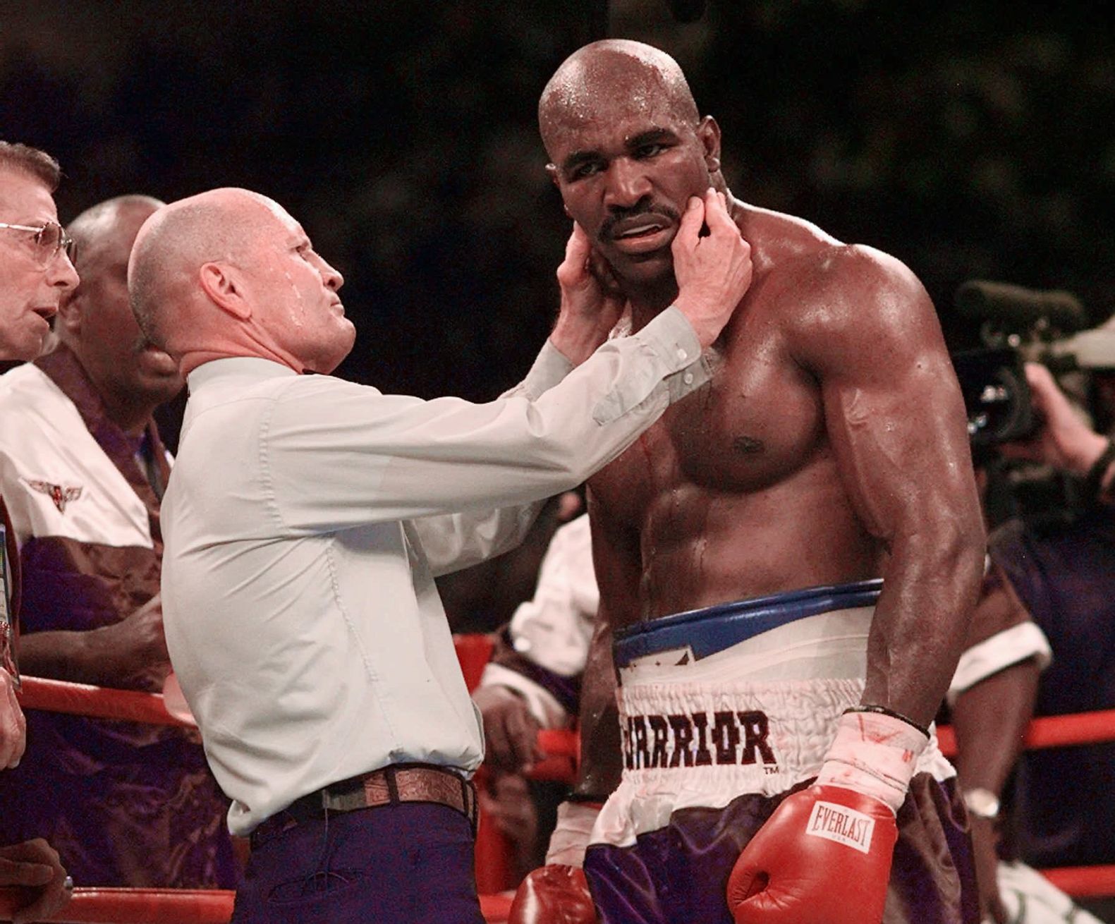 Today In Sports History: Evander Holyfield Wins After Bitten On Ear By ...