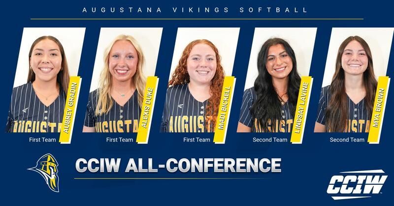 Five Vikings selected to All-CCIW Softball Team