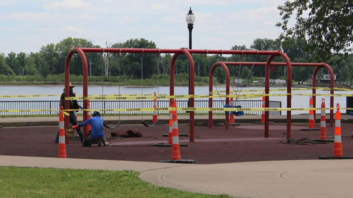 Riverside Park playground temporarily closed to public