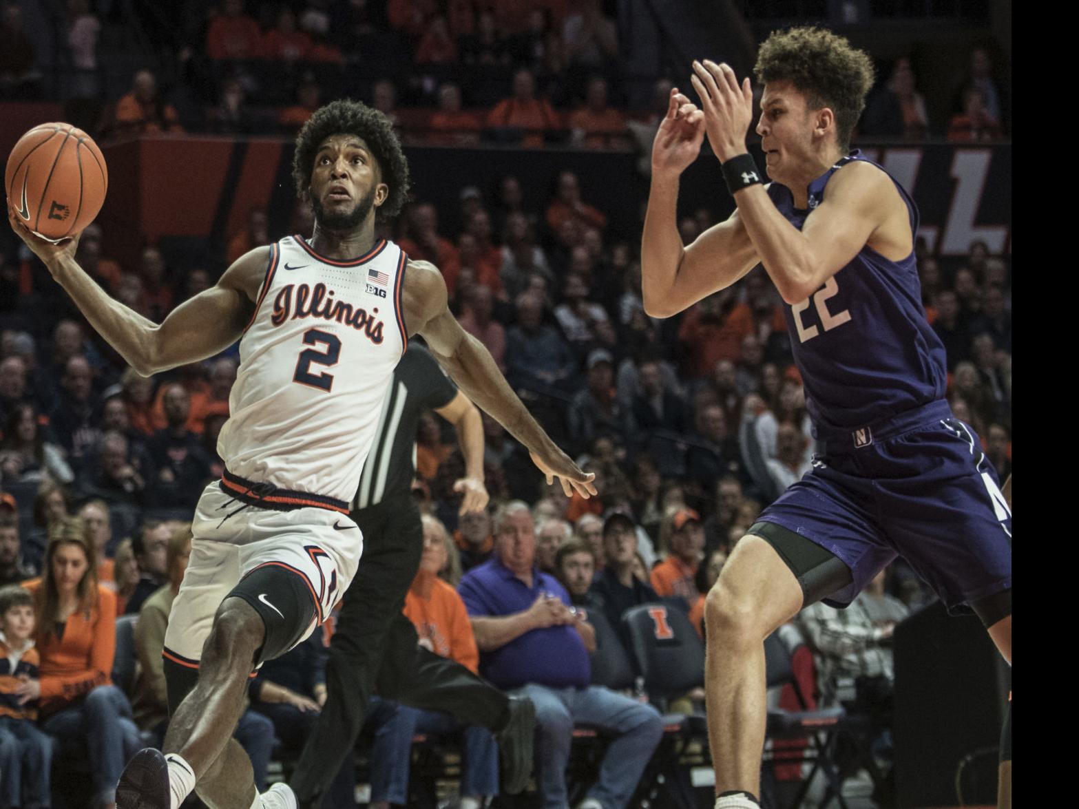 Illinois Men Hold Off In State Rival Northwestern In Big Ten Play
