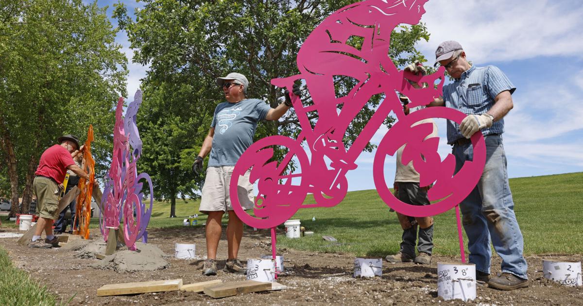 Deb Mathias Calgary Photos: Sculpture dedicated to Dean and Deb Mathias is installed at ...