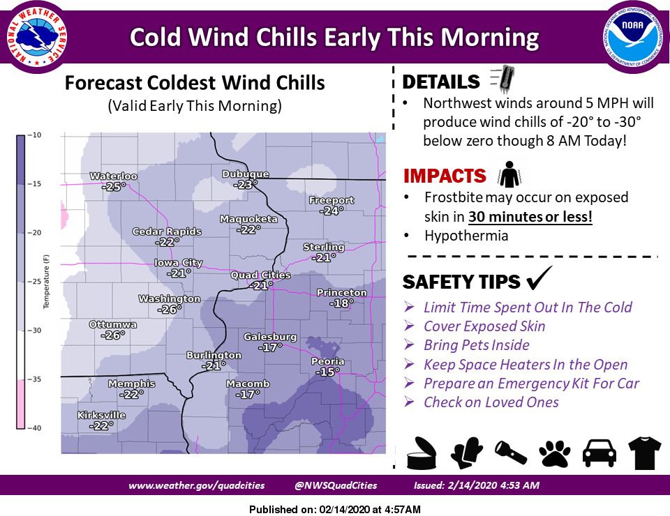NWS: Really cold