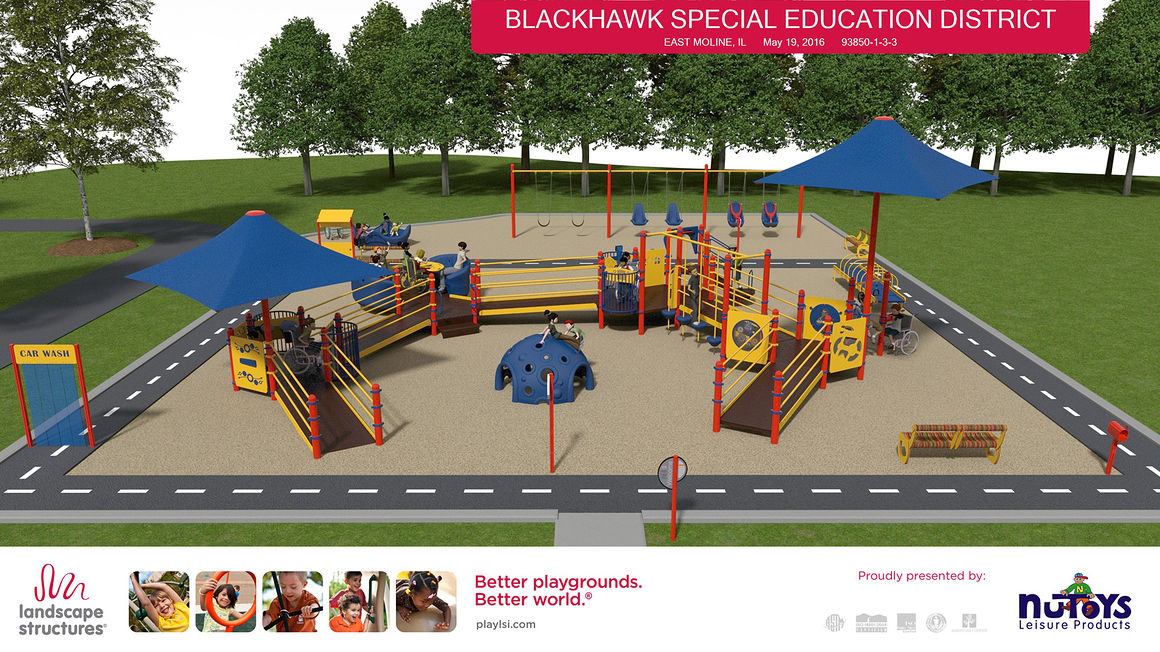 Special ed district halfway to new playground